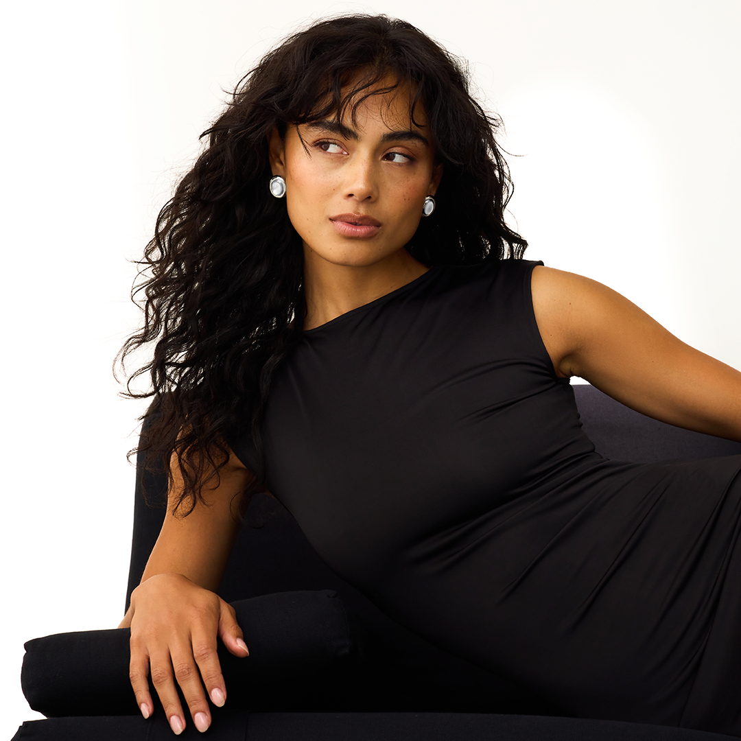 Giselle Pearl Earrings | White Gold