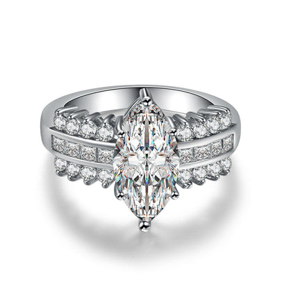 Odette Mercer Ring | White Gold