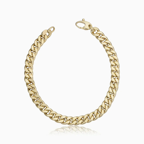 Estate Cuban Bracelet | Gold