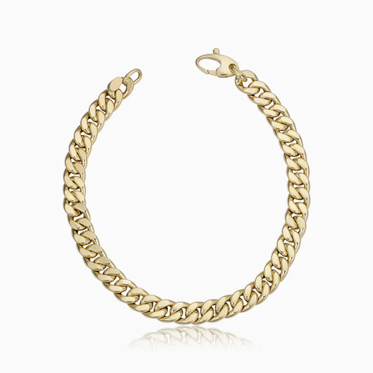 Estate Cuban Bracelet - Gold
