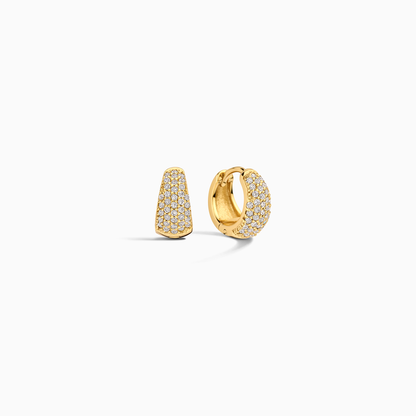 Jules Mini Hoops | White Gold