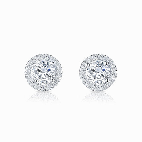 Belle dame earrings | White Gold