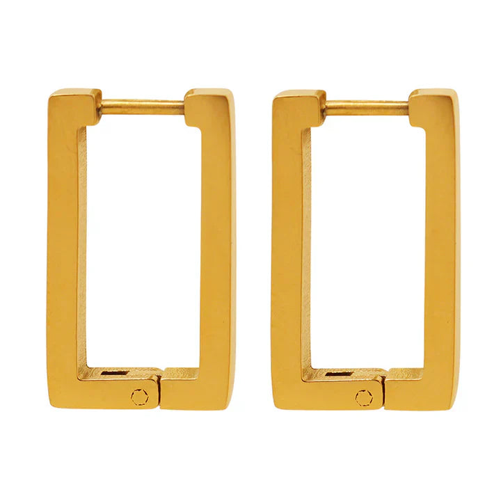 Terrafin Geometrica Earrings | Gold