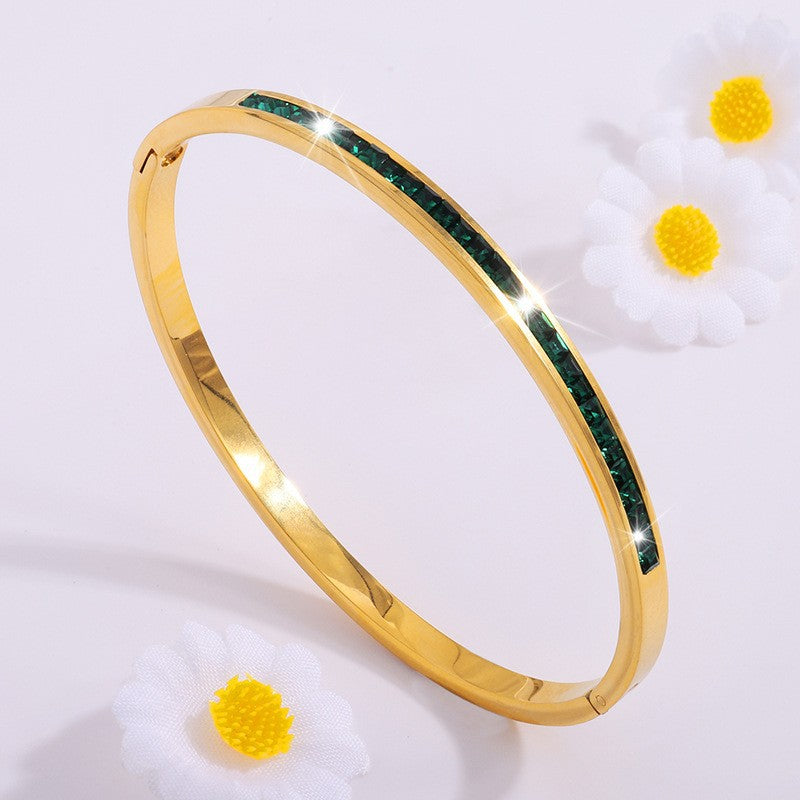 Liora Bellanotte Bracelet Green | Gold