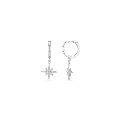 The Vudu Earrings | White Gold