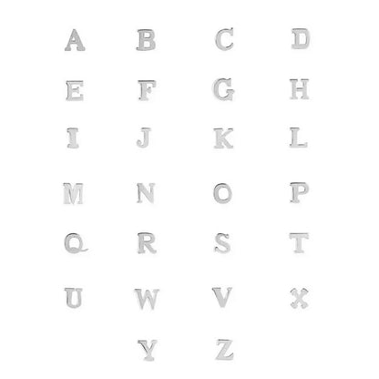 Vita Signa Initial Bracelet | White Gold