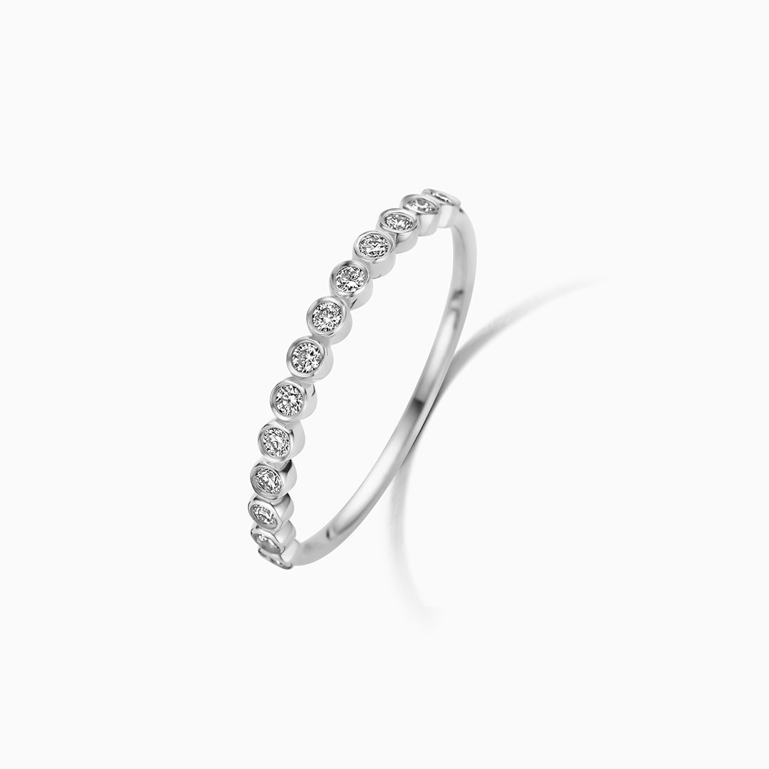 Bubble Ring | White Gold